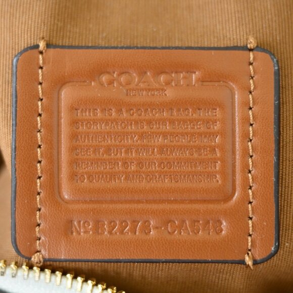 Coach Teri Shoulder Bag In Signature Canvas CA548 - Picture 8 of 8